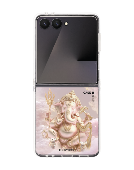 samsung galaxy z flip 7 clear magsafe luckydose ganesha ganapati