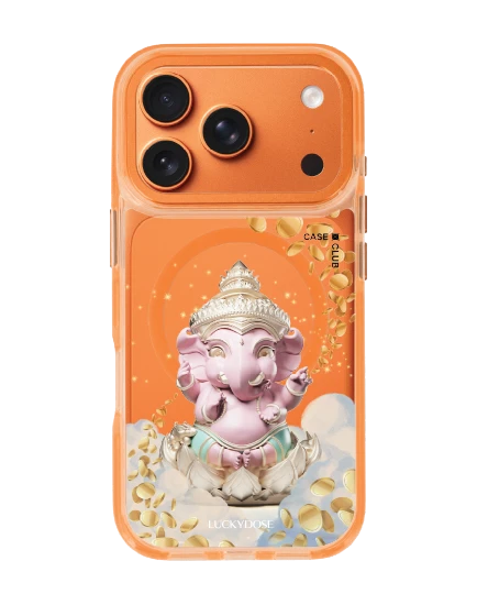 iphone 17 pro clear orange magsafe luckydose ganesha