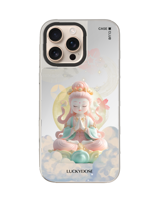 iphone 16 pro max mirror case magsafe luckydose guanyin