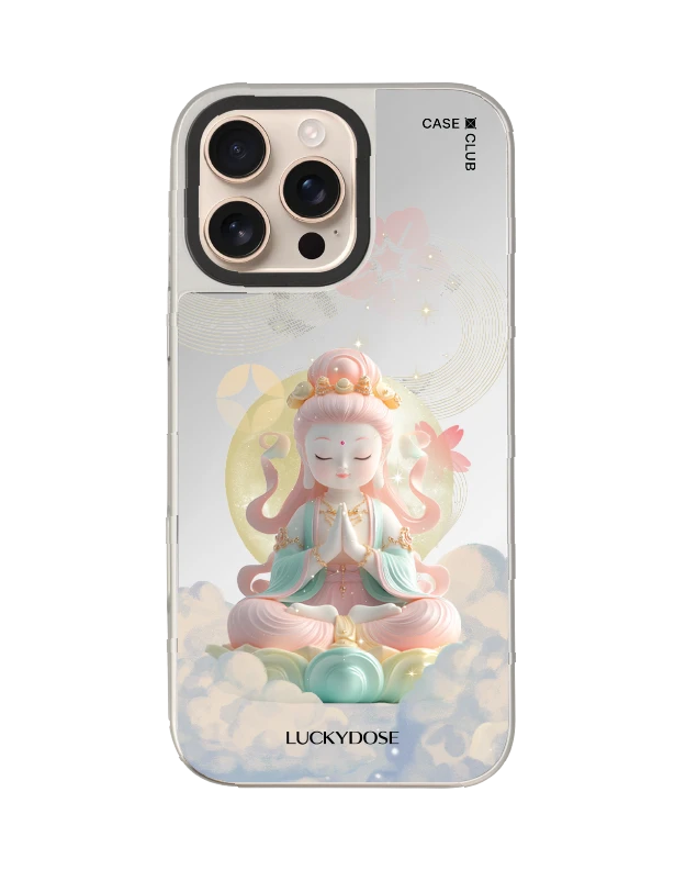 iphone 16 pro max mirror case magsafe luckydose guanyin