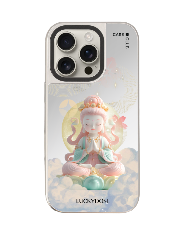 เคสกระจก iPhone 16 Pro Max MagSafe LuckyDose เจ้าแม่กวนอิม