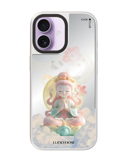 เคสกระจก iphone 17 magsafe luckydose เจ้าแม่กวนอิม