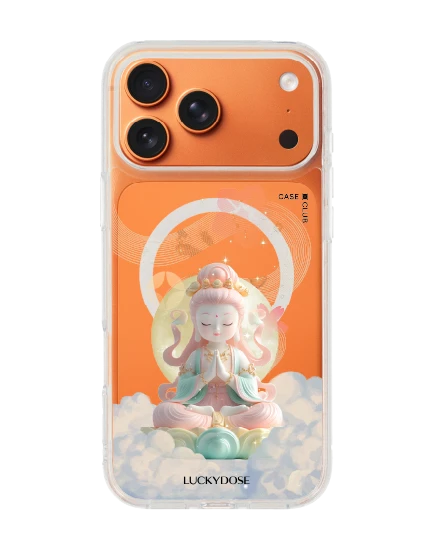 iphone 17 pro max clear magsafe luckydose guanyin