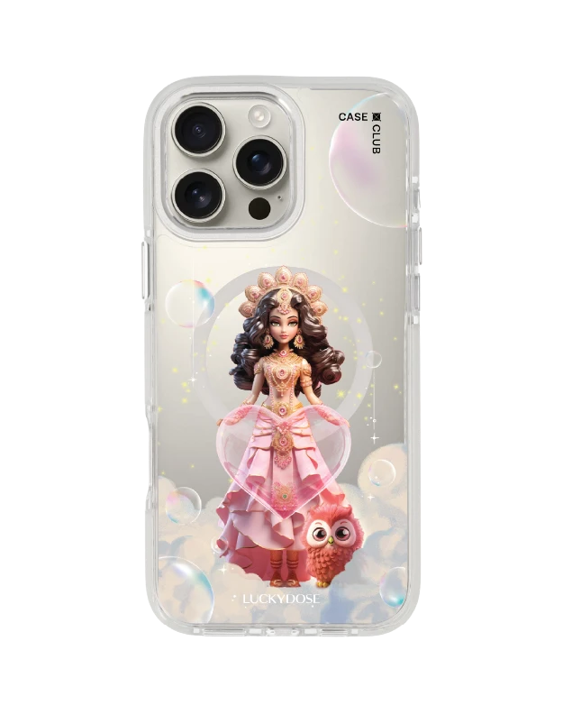 iphone 16 pro max clear white magsafe luckydose lakshmi