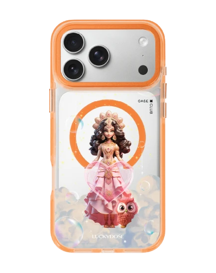 iphone 17 pro max clear orange magsafe luckydose lakshmi