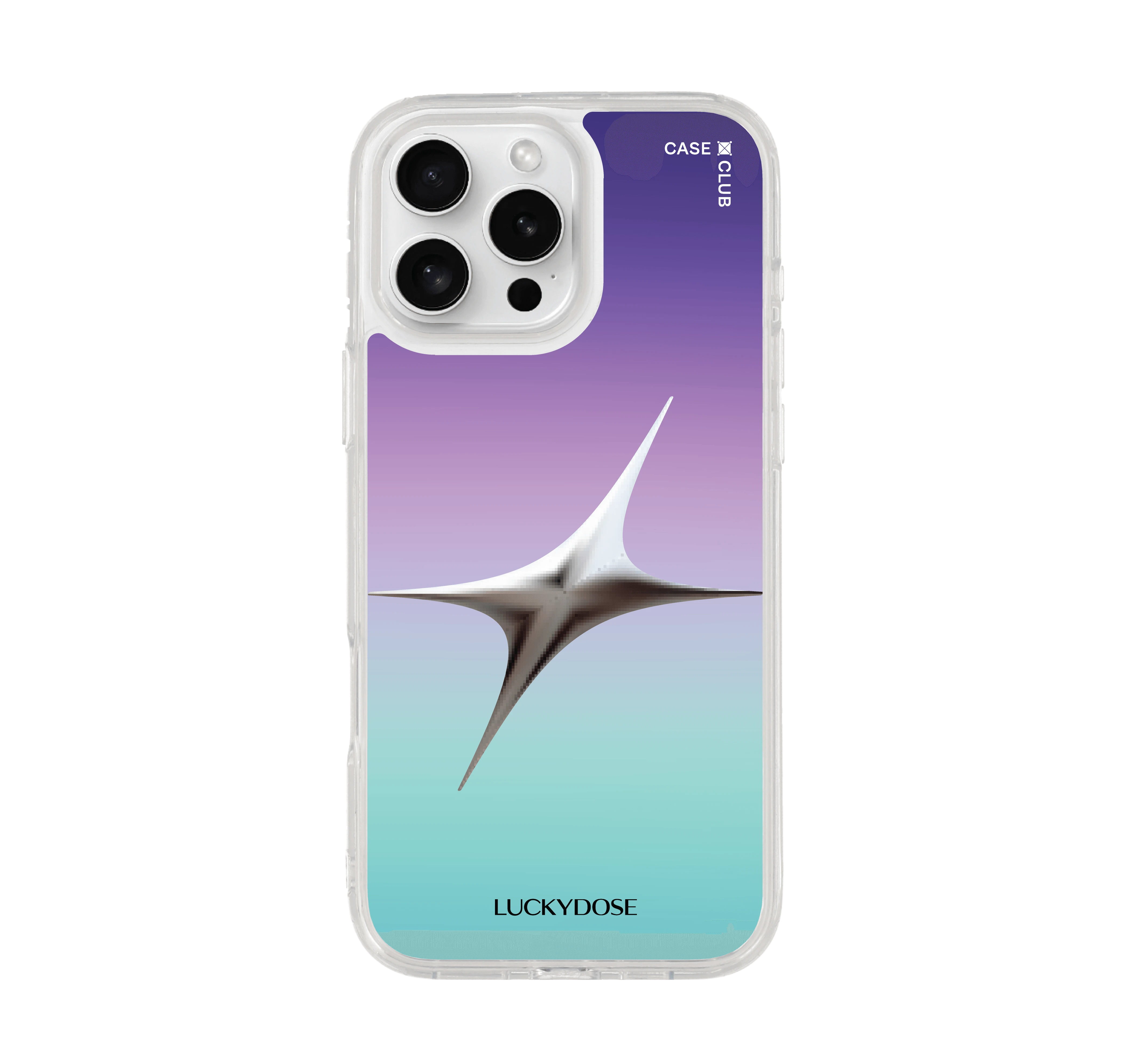 iphone 16 pro max clear case luckydose monday lucky color