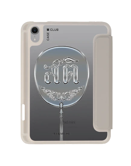 ipad mini 7 clear grey luckydose sati