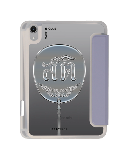 เคสใส iPad Mini 7 สีม่วง LuckyDose สติ