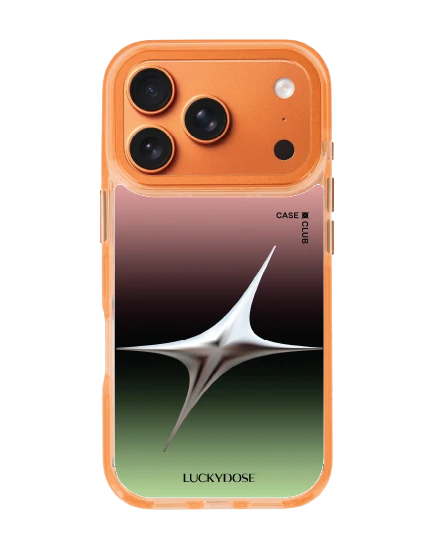 เคสใสสีส้ม iphone 17 pro magsafe luckydose สีมงคลวันอาทิตย์