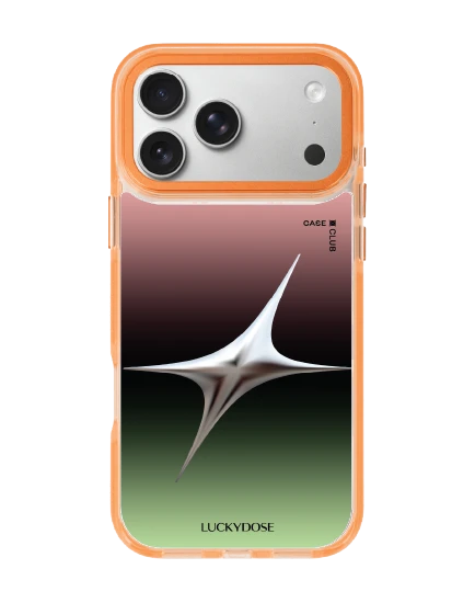 เคสใสสีส้ม iphone 17 pro max magsafe luckydose สีมงคลวันอาทิตย์