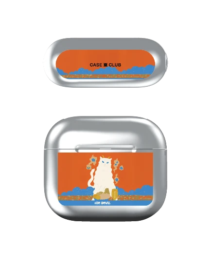 เคสสีเงิน airpods รุ่น 3 luckydose the devil