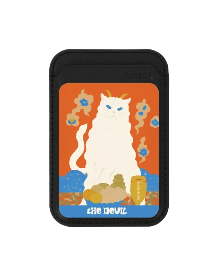 black wallet magsafe luckydose the devil