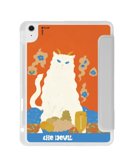 เคสใส ipad air4/5/6/7 11" 2025 (m2/m3) สีเทา luckydose the devil