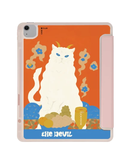 ipad air6/7 13" 2025 (m2/m3) clear pink luckydose the devil