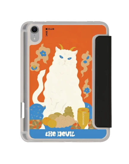 เคสใส ipad mini 7 สีดำ luckydose the devil