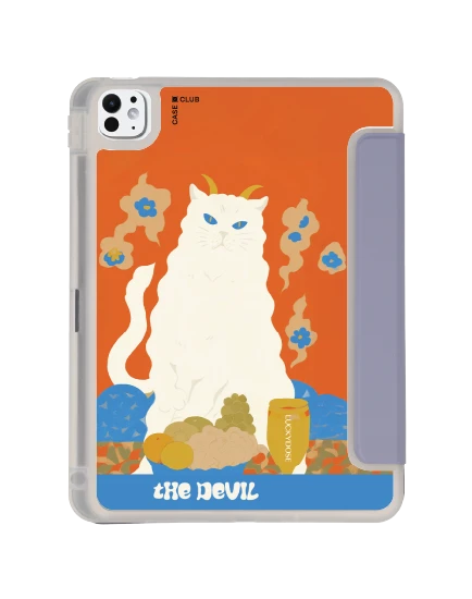 เคสใส ipad pro 11 สีม่วง luckydose the devil