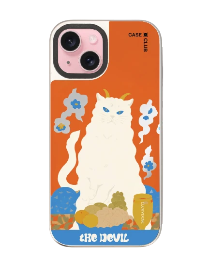 เคสกระจก iphone 15 magsafe luckydose the devil