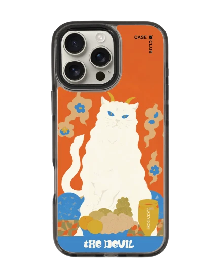 iphone 16 pro max clear black magsafe luckydose the devil