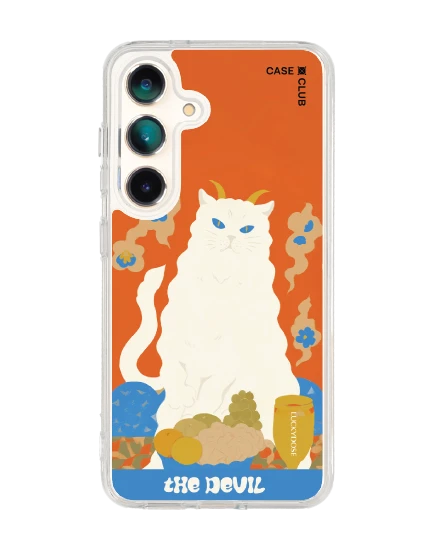 samsung galaxy s25 clear magsafe luckydose the devil