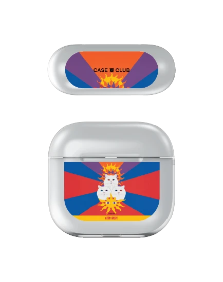 airpods 4 clear case luckydose the sun