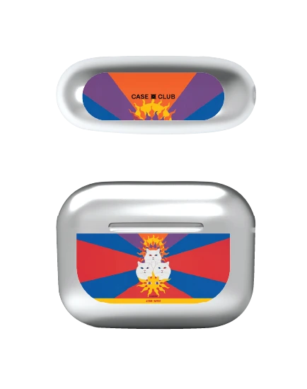 เคสสีเงิน airpods pro 2 luckydose the sun