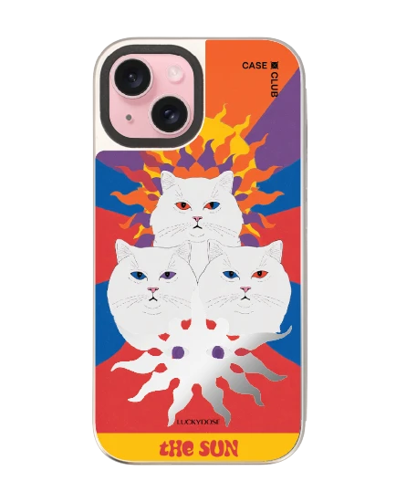 เคสกระจก iphone 15 magsafe luckydose the sun