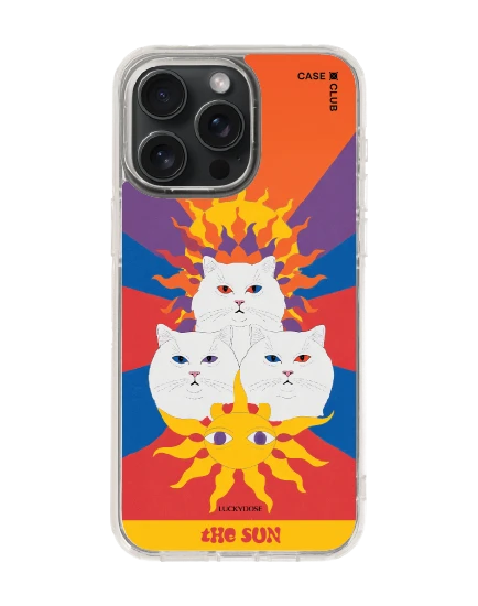 iphone 15 pro max clear magsafe luckydose the sun