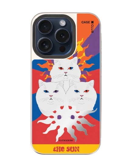 เคสกระจก iphone 15 pro magsafe luckydose the sun