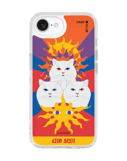 iphone 16e clear case magsafe luckydose the sun