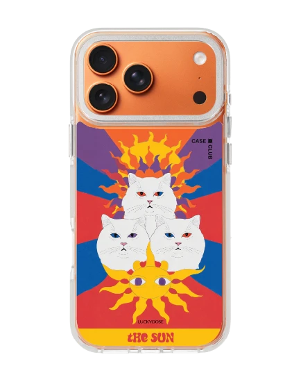 เคสใส iphone 17 pro max magsafe สีขาว luckydose the sun