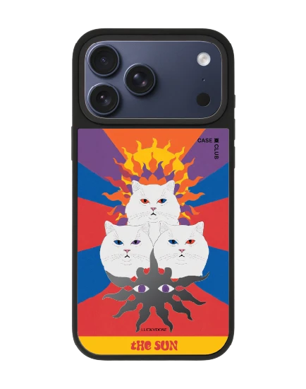 เคสกระจก iphone 17 pro max matte magsafe luckydose the sun