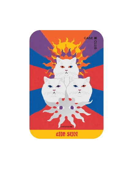 magnetic mirror cardholder stand luckydose the sun