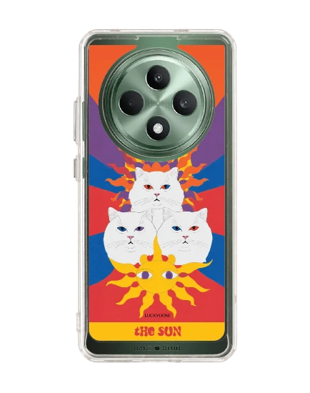 oppo reno 12f clear case luckydose the sun