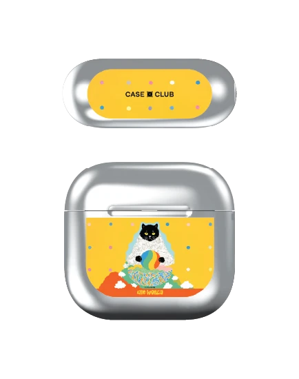 เคสสีเงิน airpods 4 luckydose the world