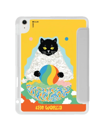 เคสใส ipad air4/5/6/7 11" 2025 (m2/m3) สีเทา luckydose the world