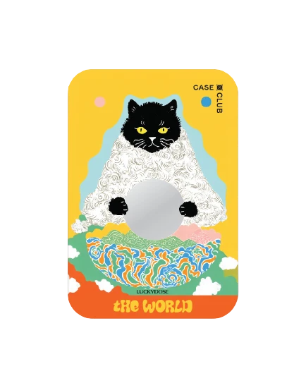 magnetic mirror cardholder stand luckydose the world