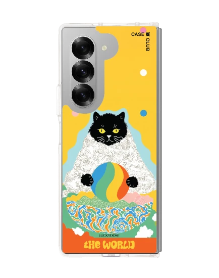 samsung galaxy z fold 6 clear case luckydose the world