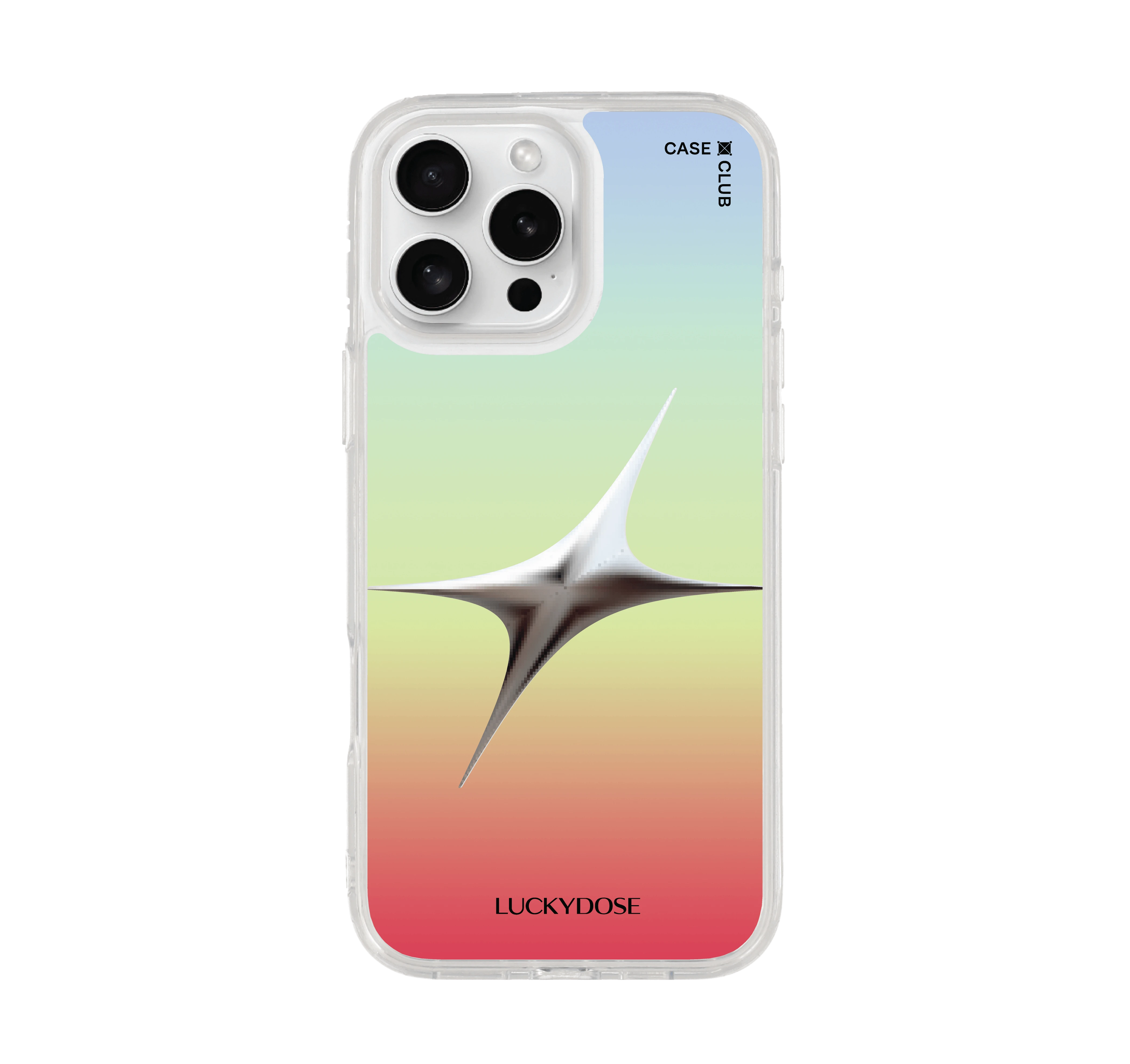 iphone 16 pro max clear case luckydose thursday lucky color