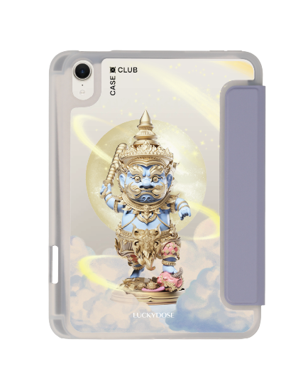 เคสใส iPad Mini 7 สีม่วง LuckyDose ท้าวเวสสุวรรณ
