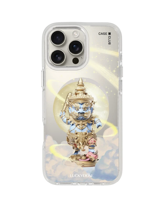 เคส iphone 16 pro max clear white magsafe สีขาว luckydose ท้าวเวสสุวรรณ