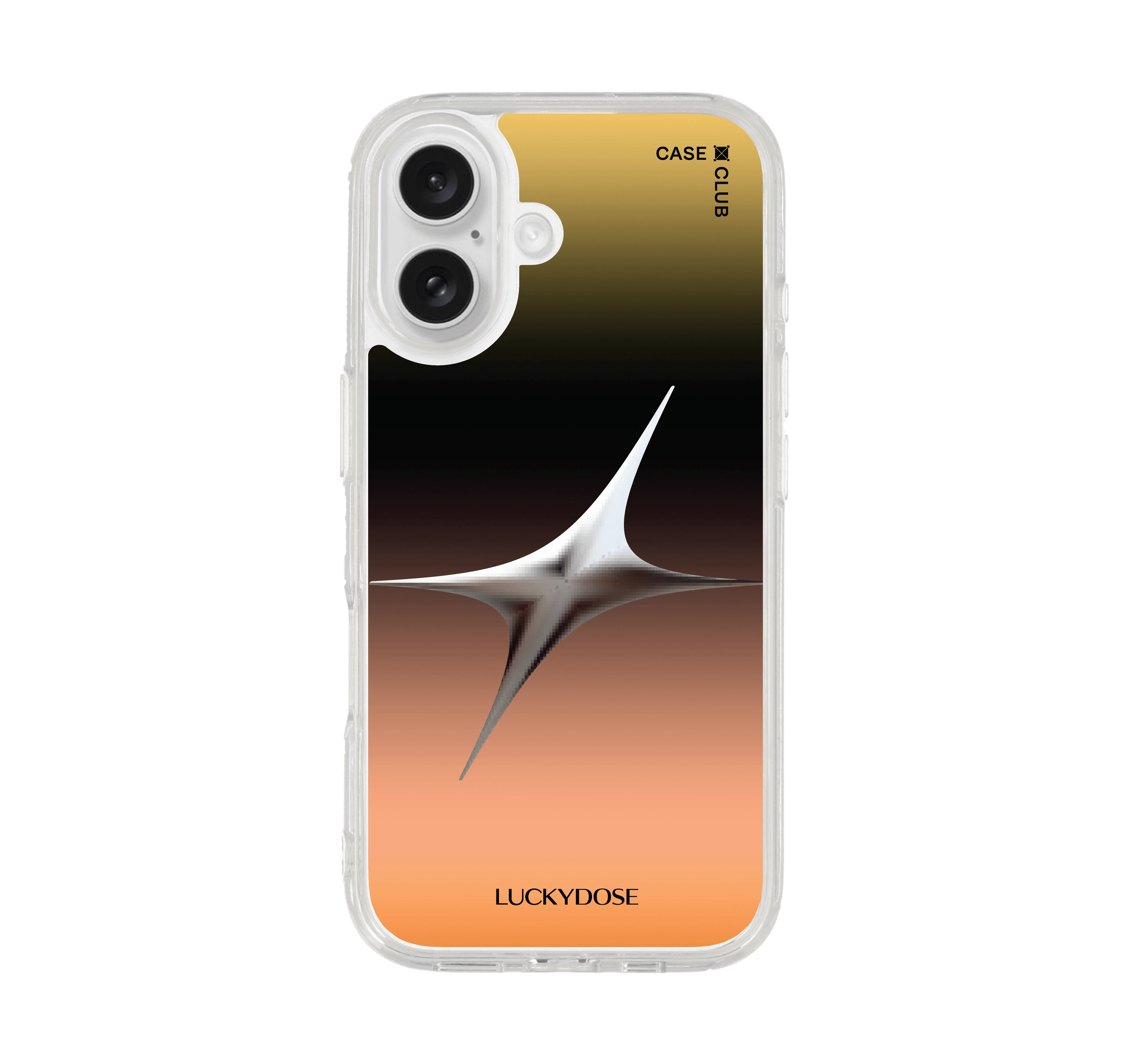 iphone 16 clear case luckydose wednesday (day) lucky color