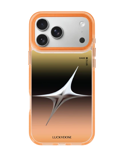 เคสใสสีส้ม iphone 17 pro max magsafe luckydose สีมงคลวันพุธ (กลางวัน)