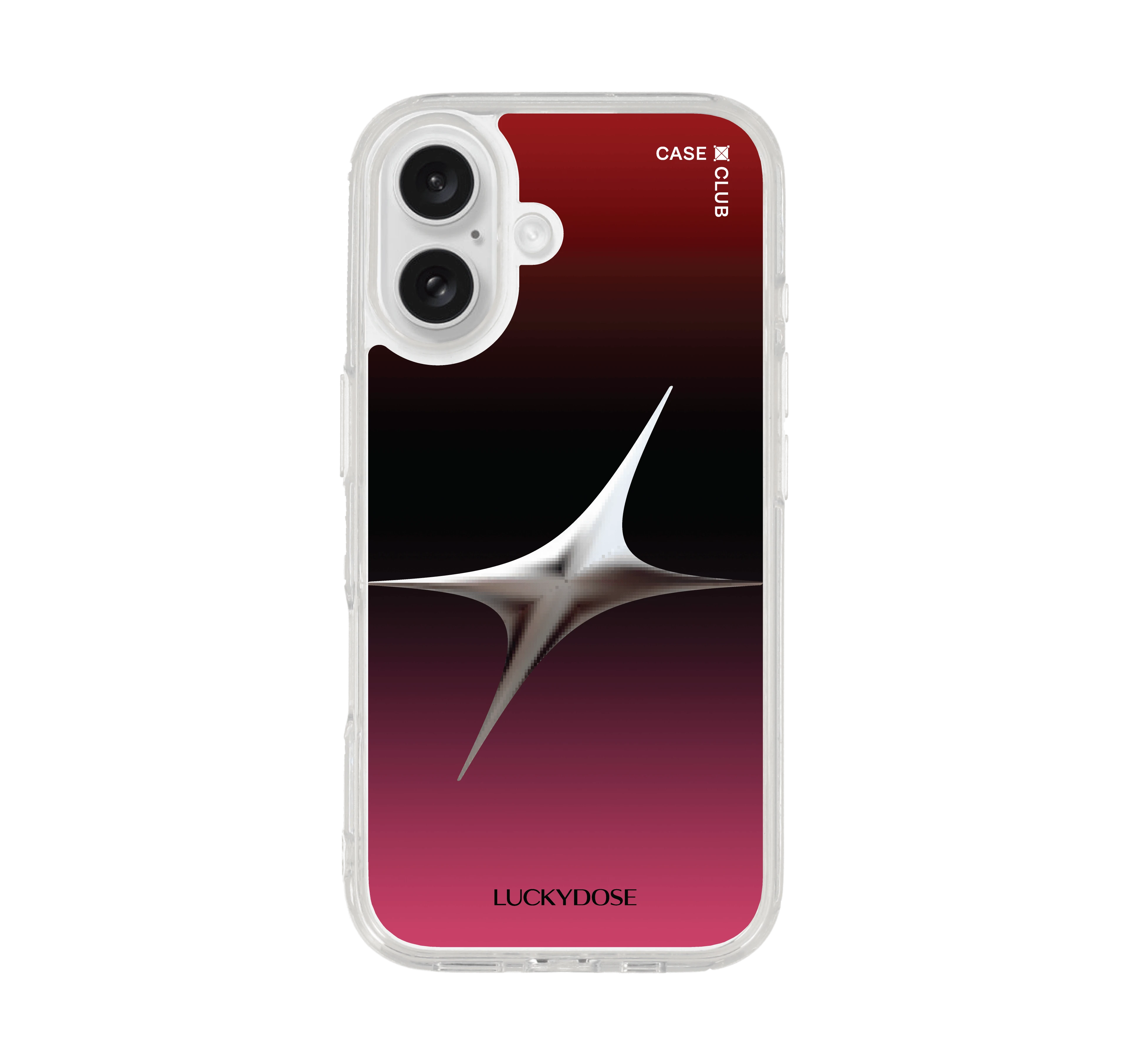เคสใส iphone 16 ld สีมงคลวันพุธ (กลางคืน)