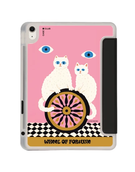 เคสใส ipad air4/5/6/7 11" 2025 (m2/m3) สีดำ luckydose wheel of fortune