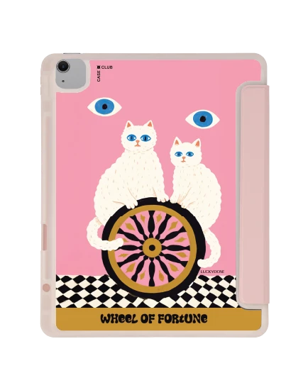 ipad air6/7 13" 2025 (m2/m3) clear pink luckydose wheel of fortune