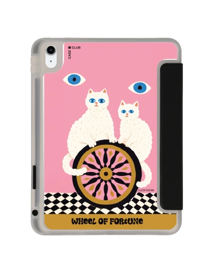 เคสใส ipad gen 10th/11th 2025 สีดำ luckydose wheel of fortune