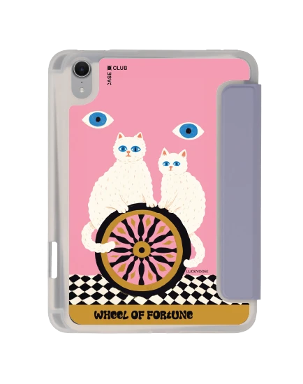 เคสใส ipad mini 7 สีม่วง luckydose wheel of fortune