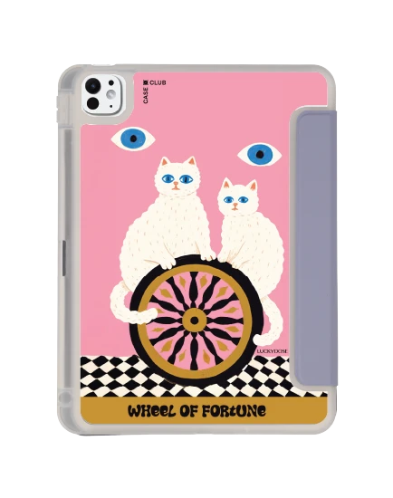 เคสใส ipad pro 11 สีม่วง luckydose wheel of fortune