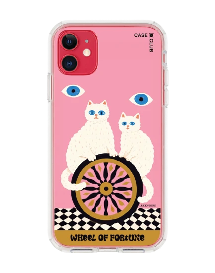 iphone 11 clear case luckydose wheel of fortune