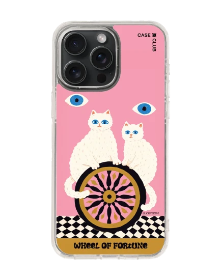 iphone 15 pro max clear magsafe luckydose wheel of fortune